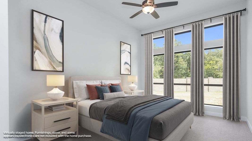 Furnished interior view inside a new home in Briarley, Montgomery (Image 6). Furnished interior view inside a new home in Briarley, Montgomery (Image 6).