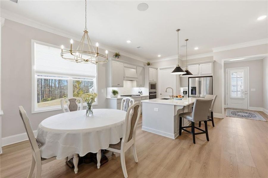Furnished interior view inside a new home in , Cumming (Image 33).