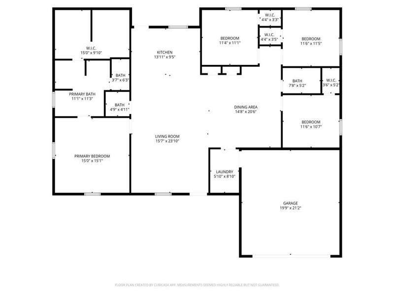 2D floor plan layout of this home in , Kennedale, TX (Image 4).