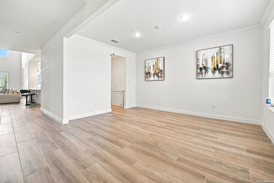 Spacious, unfurnished interior of a new home in Everly Estates, San Antonio (Image 21). Spacious, unfurnished interior of a new home in Everly Estates, San Antonio (Image 21).