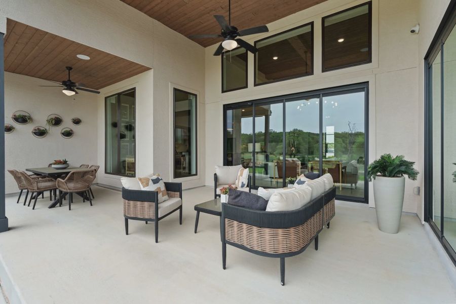 Representative exterior details of a home built from the Savara by Chesmar Homes in Potranco Oaks 100's, Castroville (Image 3).