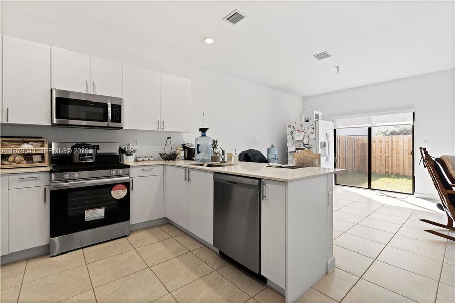 Furnished interior view inside a new home in , Miami (Image 5).