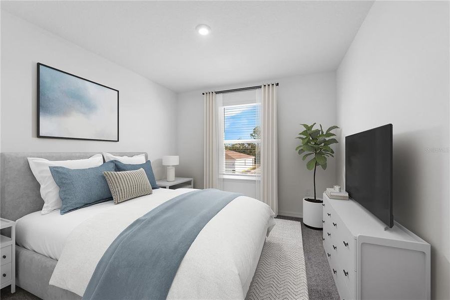 Furnished interior view inside a new home in Hidden Cove, Eustis (Image 12).