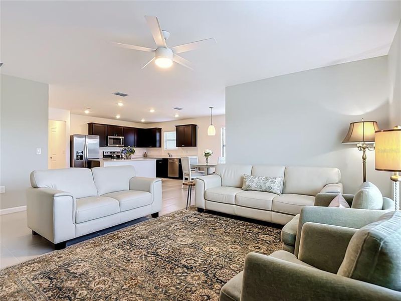 Furnished interior view inside a new home in Caloosa Cove, Labelle (Image 5).