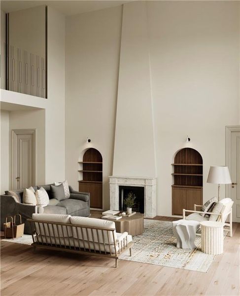 Furnished interior view inside a new home in , Alpharetta (Image 14).