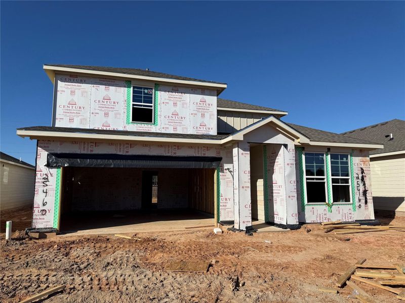 In-progress construction of a new home in Magnolia Springs, Montgomery, TX (Image 21).