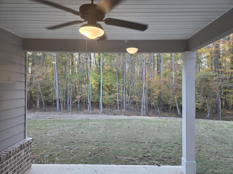Exterior details and patio area of a home in Ruby Creek Estates, Atlanta (Image 4). Exterior details and patio area of a home in Ruby Creek Estates, Atlanta (Image 4).