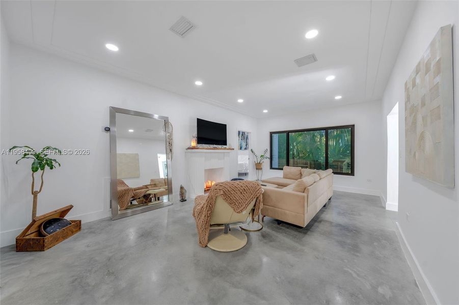 Furnished interior view inside a new home in , Miami (Image 14). Furnished interior view inside a new home in , Miami (Image 14).