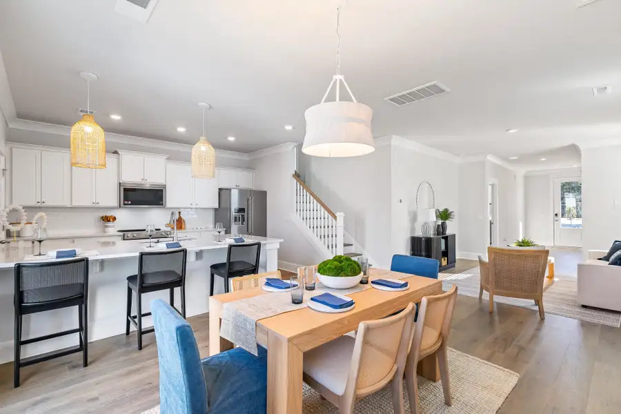 Furnished interior view inside a new home in Rivers Reach, Yemassee (Image 3).