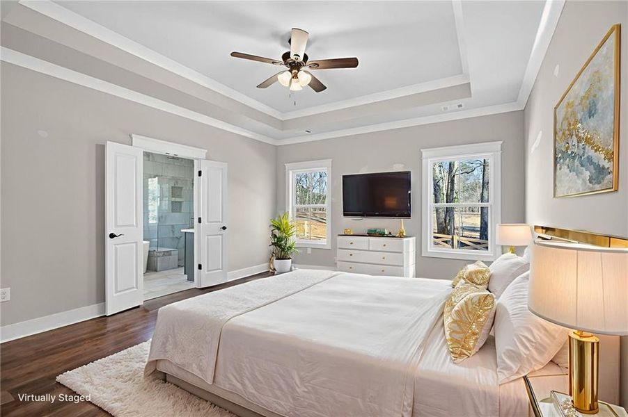 Furnished interior view inside a new home in , Douglasville (Image 9).