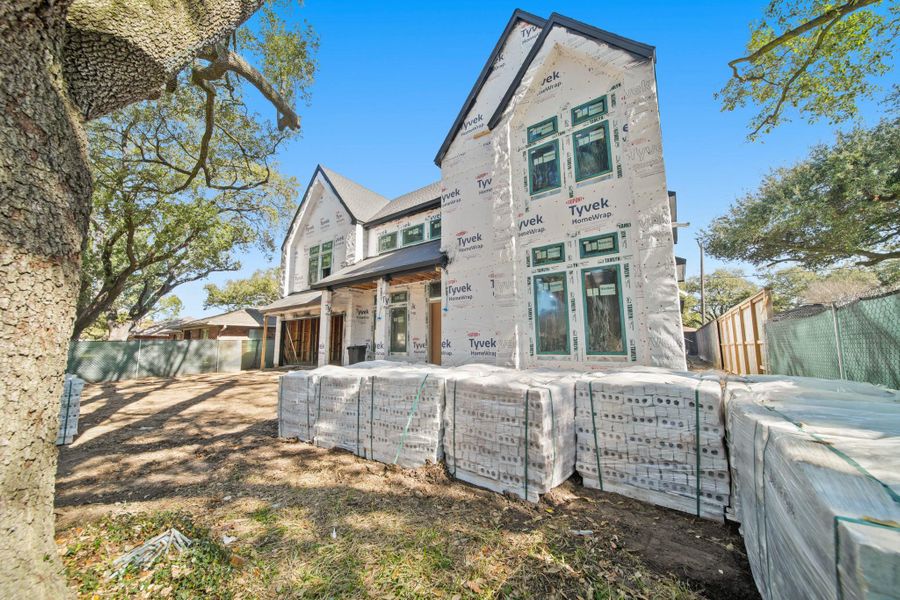 In-progress construction of a new home in , Houston, TX (Image 22).
