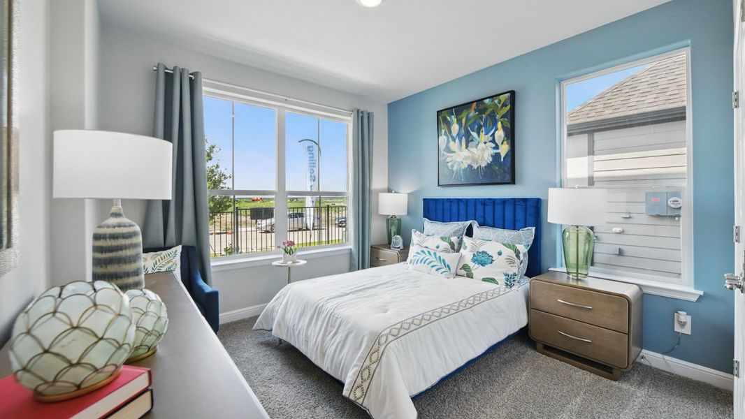 Furnished interior view inside a new home in Eagle Creek, Denton (Image 23).