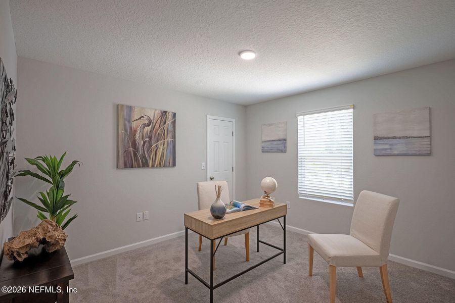 Furnished interior view inside a new home in , Jacksonville (Image 4). Furnished interior view inside a new home in , Jacksonville (Image 4).