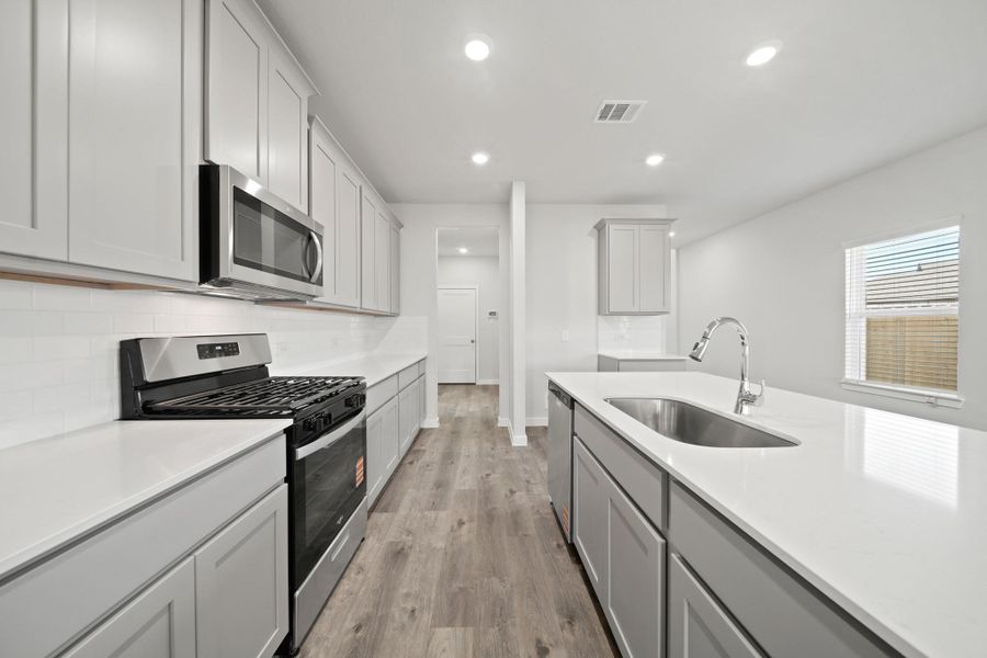 Furnished interior view inside a new home in River Ranch Trails, Dayton (Image 6). Furnished interior view inside a new home in River Ranch Trails, Dayton (Image 6).