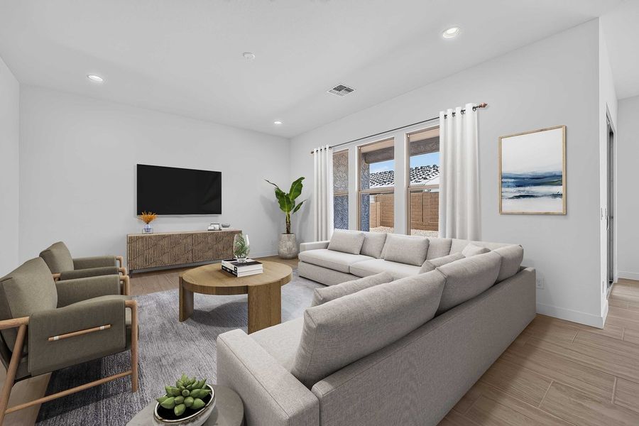 Furnished interior view inside a new home in Verdin, Phoenix (Image 5).