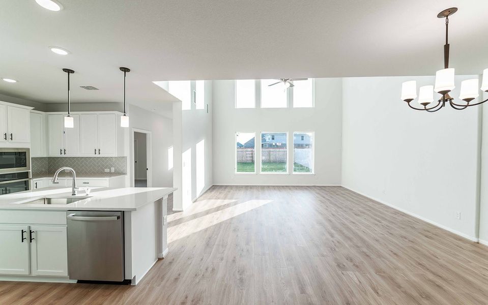 Furnished interior view inside a new home in Santa Rita Ranch, Georgetown (Image 3).