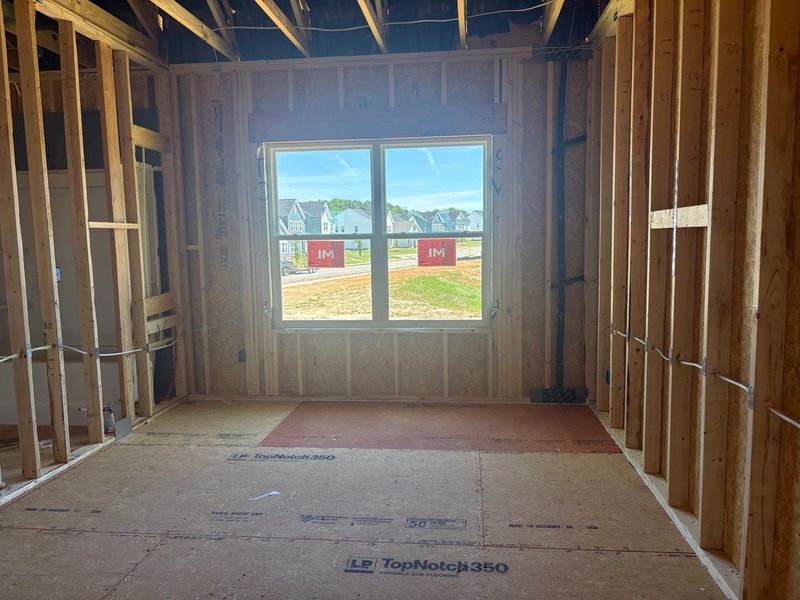 In-progress construction of a new home in The Point, Rolesville, NC (Image 11).