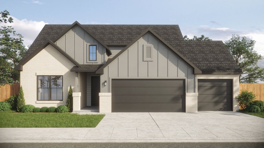Front exterior of a home in the Bear Ridge community, located in Burleson, TX (Image 10).