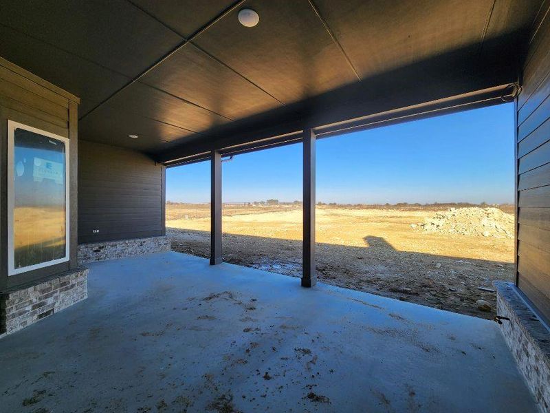 Exterior details and patio area of a home in Rocky Top, Krum (Image 3). Exterior details and patio area of a home in Rocky Top, Krum (Image 3).