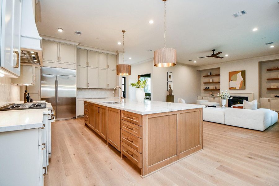 Furnished interior view inside a new home in , Houston (Image 40).