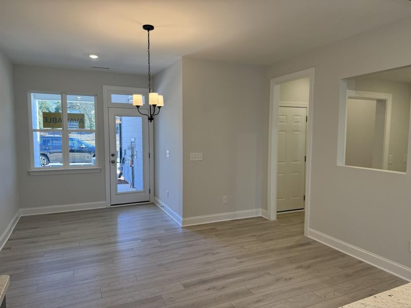 Spacious, unfurnished interior of a new home in Enclave at Traditions Townhomes, Wake Forest (Image 12). Spacious, unfurnished interior of a new home in Enclave at Traditions Townhomes, Wake Forest (Image 12).