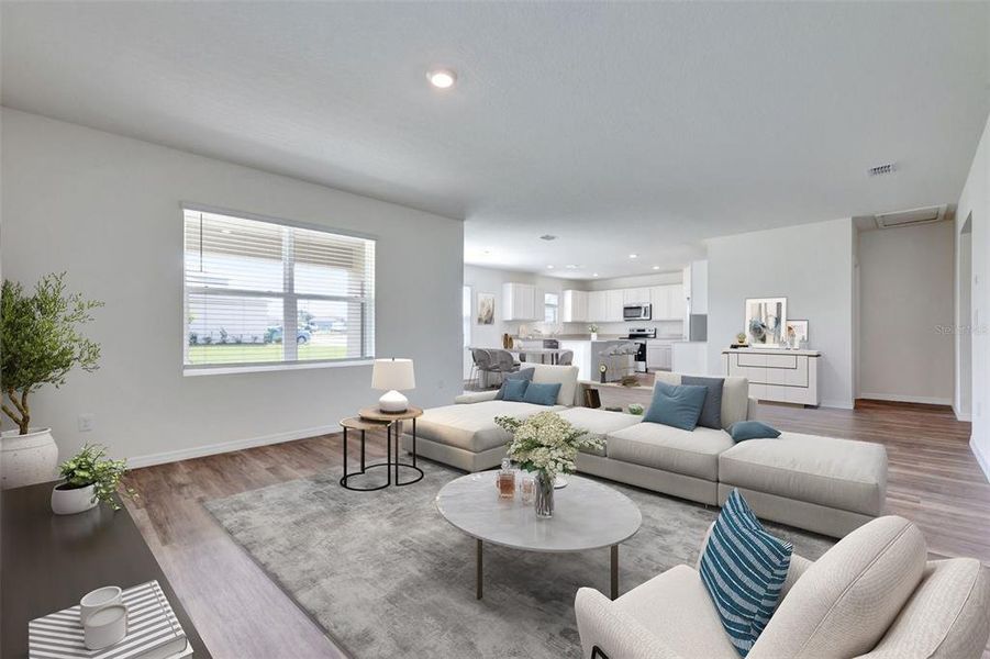 Furnished interior view inside a new home in , Haines City (Image 3).