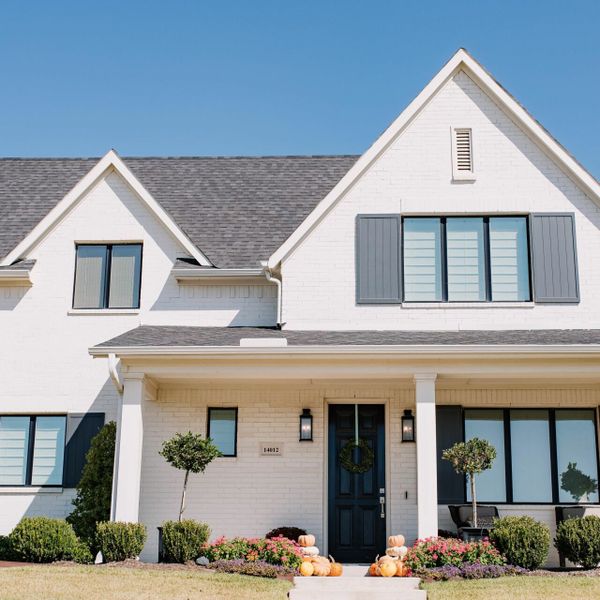 Representative exterior photo of a completed home built from the The Burgundy by Village Homes in Walsh, Aledo, TX (Image 22). Representative exterior photo of a completed home built from the The Burgundy by Village Homes in Walsh, Aledo, TX (Image 22).