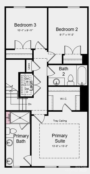 Additional Highlights Include: Added ledge at primary shower.