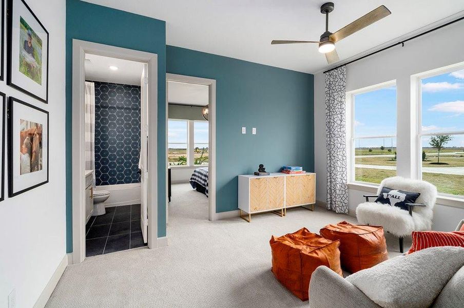 Furnished interior view inside a new home in , Waller (Image 27).