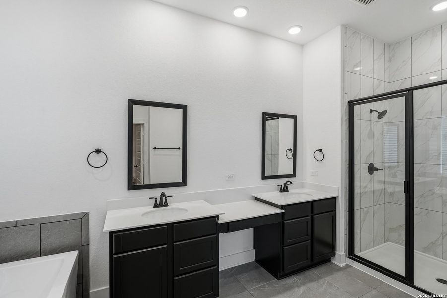 Furnished interior view inside a new home in Alsatian Oaks, Castroville (Image 7).