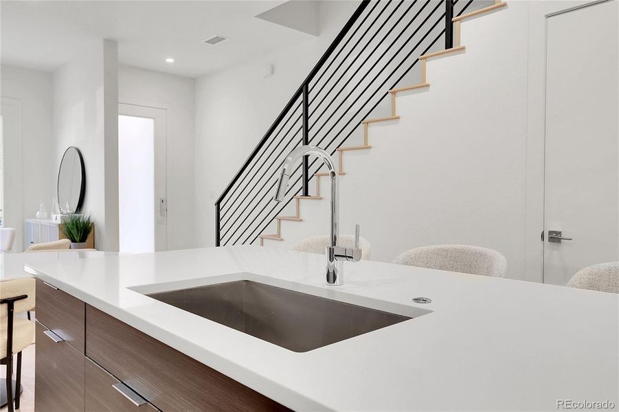 Furnished interior view inside a new home in , Denver (Image 18). Furnished interior view inside a new home in , Denver (Image 18).