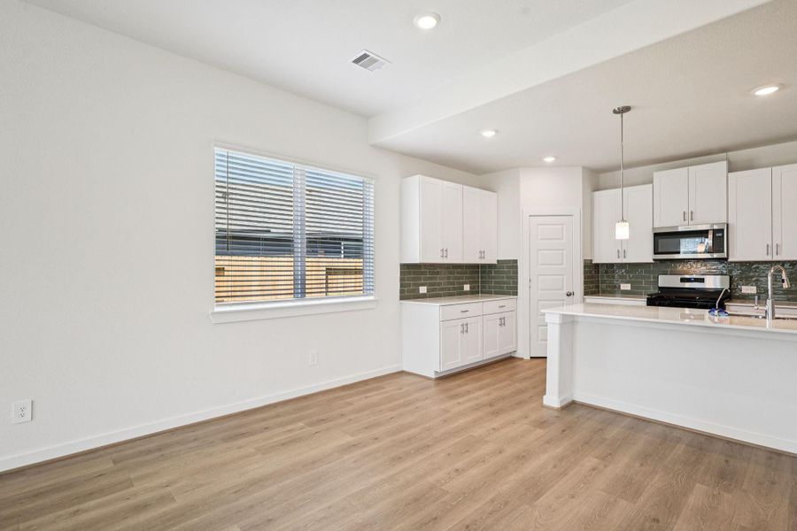 Photo is not of the actual home, but is an inspirational photo of builder’s model home and may depict options, furnishings, and/or decorator features that are not included