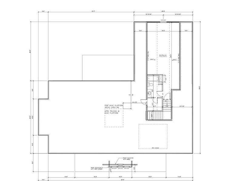 2D floor plan layout of this home in , Talking Rock, GA (Image 3).