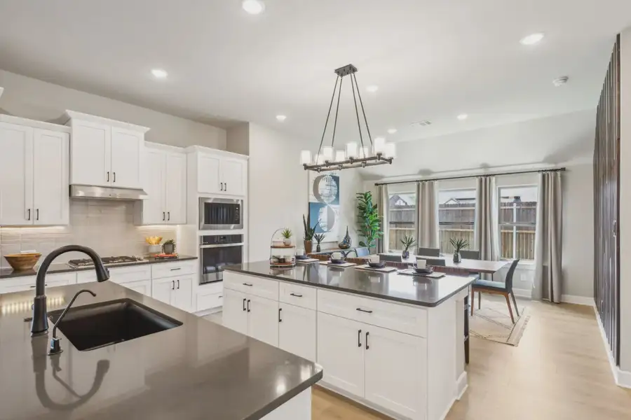 Representative furnished interior of a home built from the Trenton by Chesmar Homes in Westside Preserve, Midlothian (Image 5).