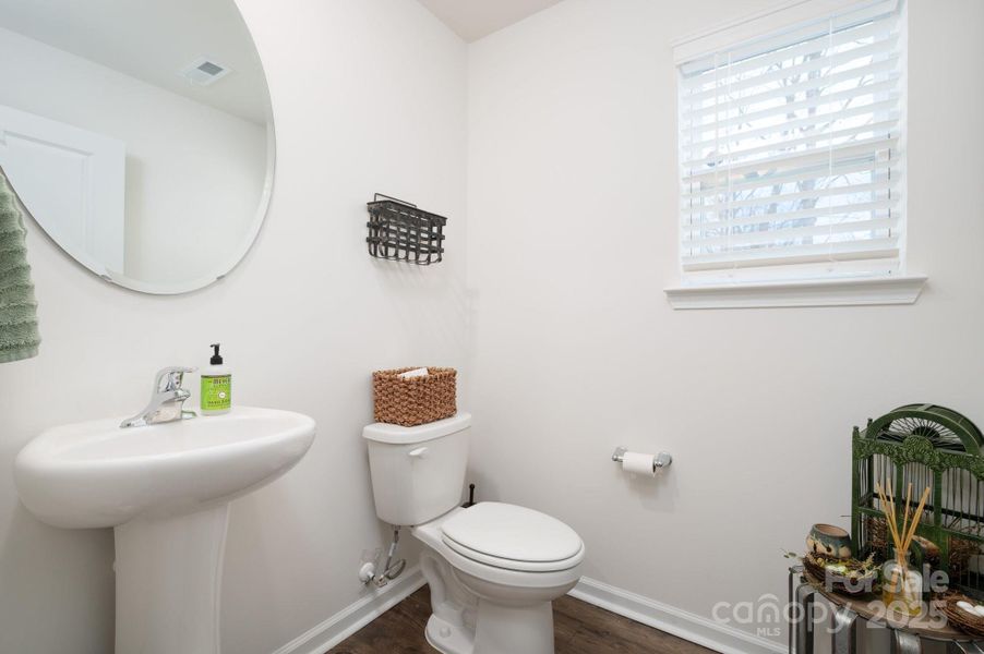 Powder Room on Main Level Powder Room on Main Level