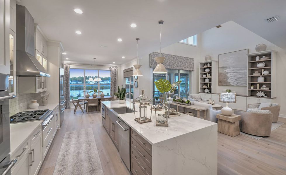 Furnished interior view inside a new home in Middlebourne, St. Johns (Image 7).