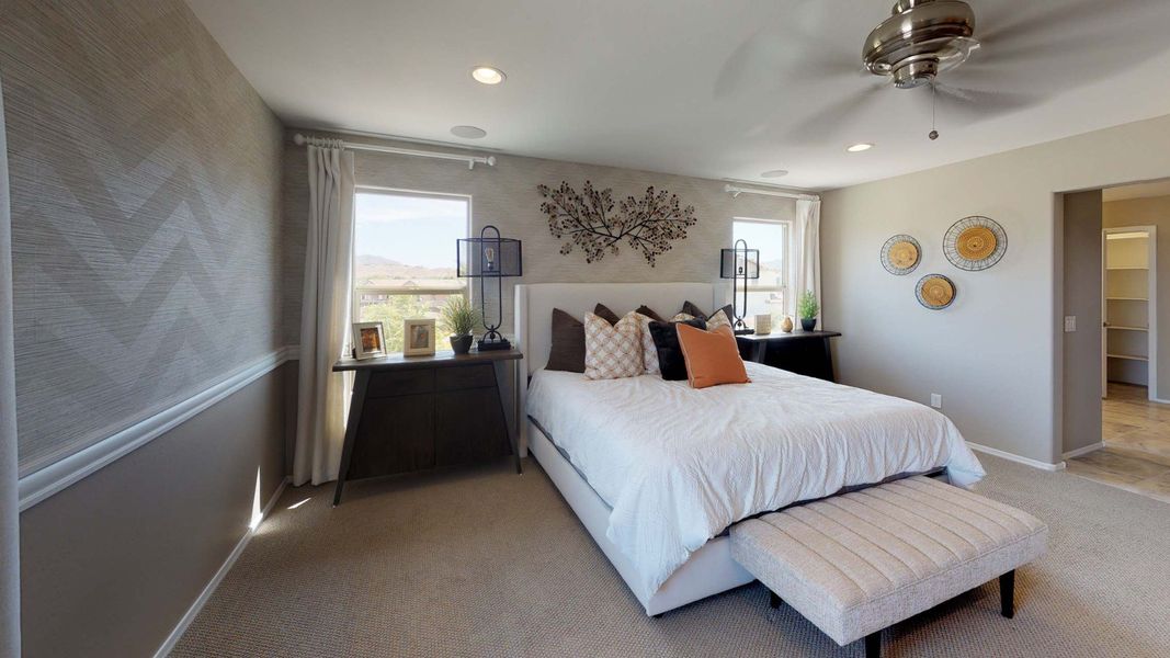 Furnished interior view inside a new home in Saguaro Hills at Vistancia, Peoria (Image 5). Furnished interior view inside a new home in Saguaro Hills at Vistancia, Peoria (Image 5).