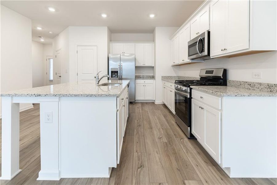 Furnished interior view inside a new home in , Buford (Image 9).