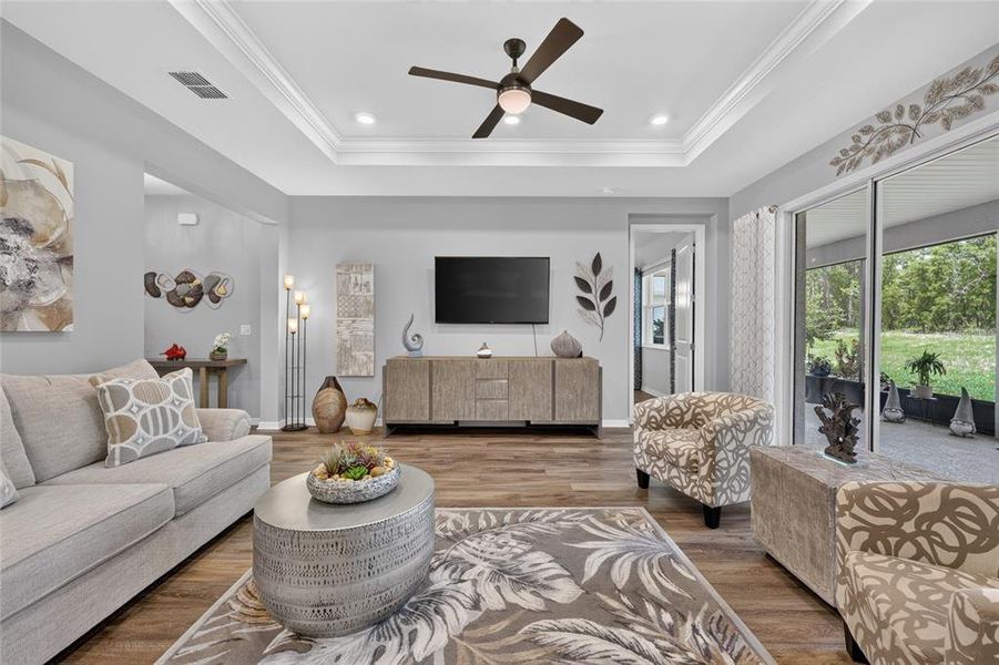 Furnished interior view inside a new home in , Ocala (Image 10).