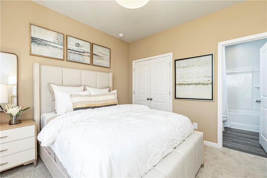 Furnished interior view inside a new home in Riverside Ridge, Lawrenceville (Image 25).