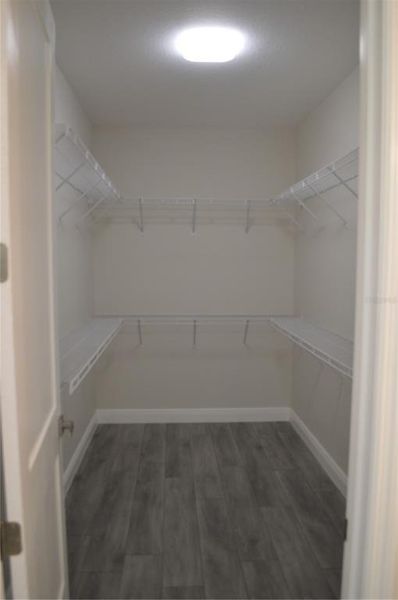 Upstairs master closet