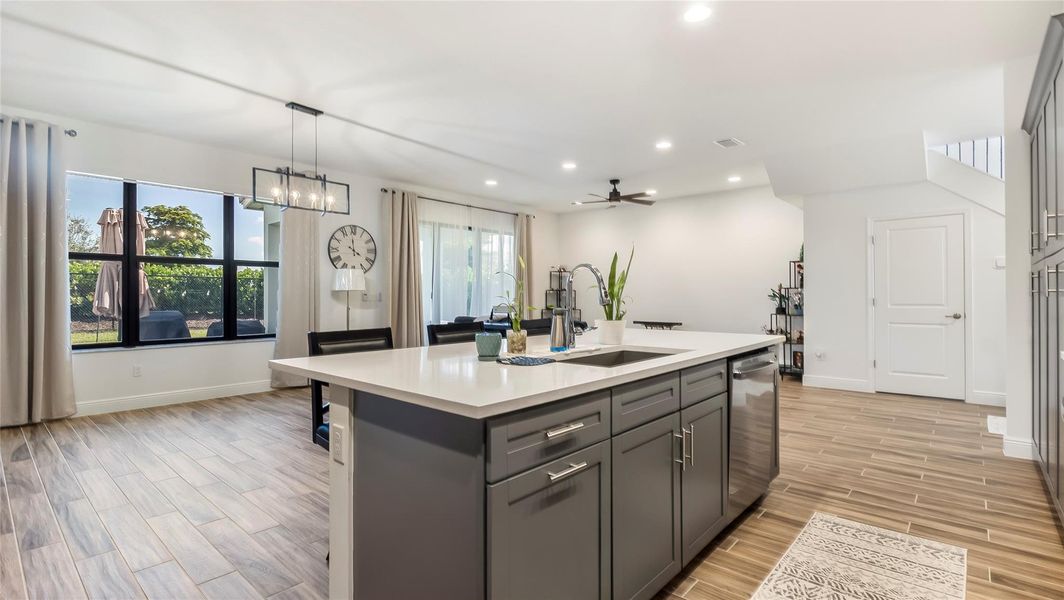 Furnished interior view inside a new home in , Loxahatchee (Image 11).