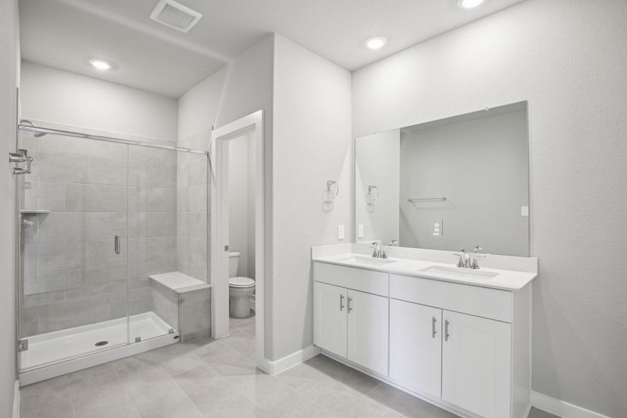 Furnished interior view inside a new home in Spring Brook Village - City Series, Houston (Image 11).