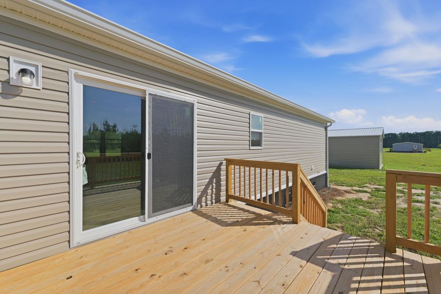 Exterior details and patio area of a home in , Cross (Image 16).