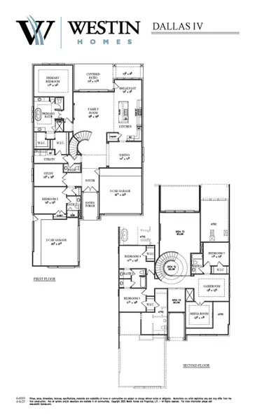 2D floor plan layout of this home in Nolina - 60', Georgetown, TX (Image 2).