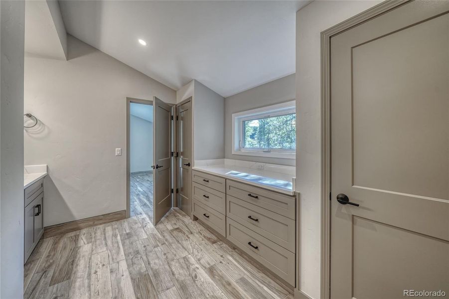 Storage and closets for primary