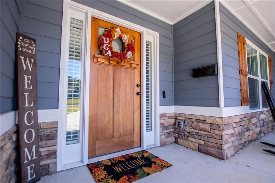 Exterior details and patio area of a home in , Villa Rica (Image 31). Exterior details and patio area of a home in , Villa Rica (Image 31).