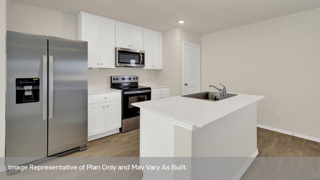 Representative furnished interior of a home built from the The Franklin by D.R. Horton in Lantana, Lockhart (Image 7).
