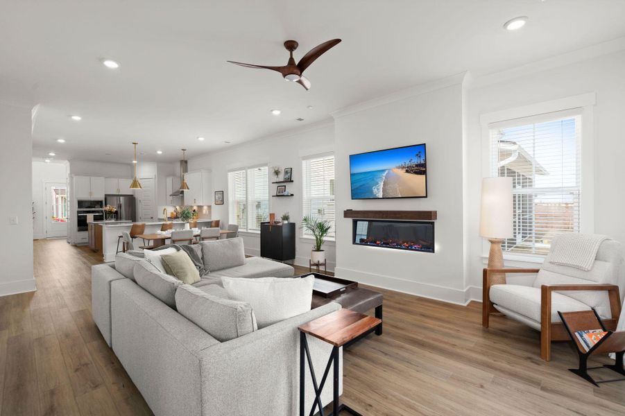Furnished interior view inside a new home in , Summerville (Image 10).