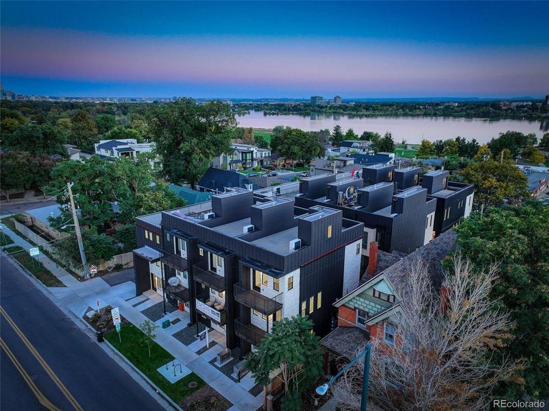 Aerial View of Sloan's Lake